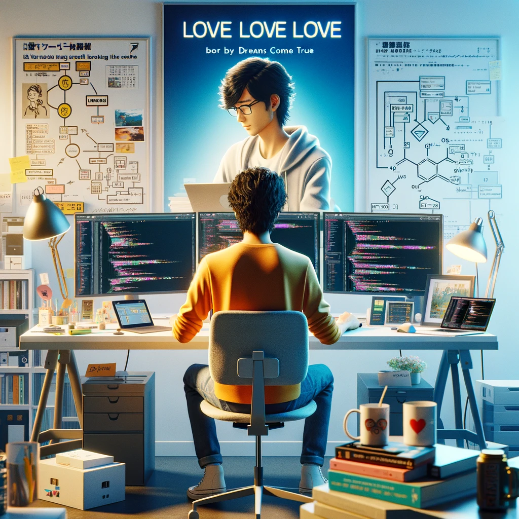 「LOVE LOVE LOVE」が導いた、非正規労働者のAI革命（短編小説）