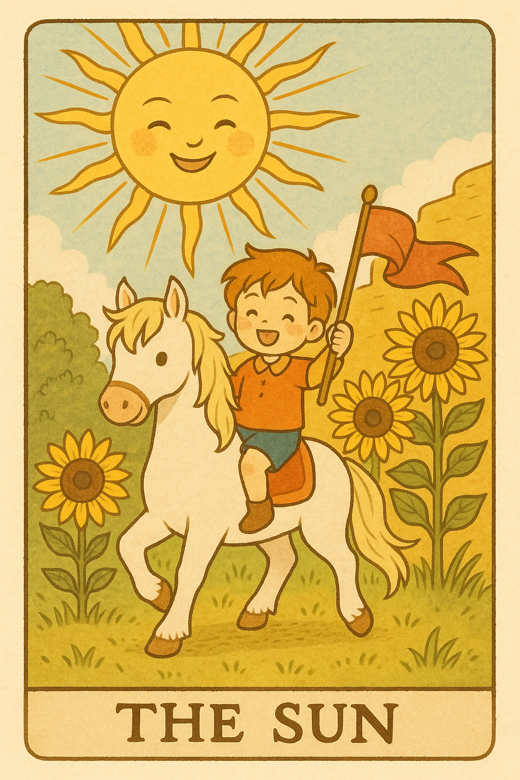 タロット物語：太陽編｜喜びと成功、人生が輝く祝福の光